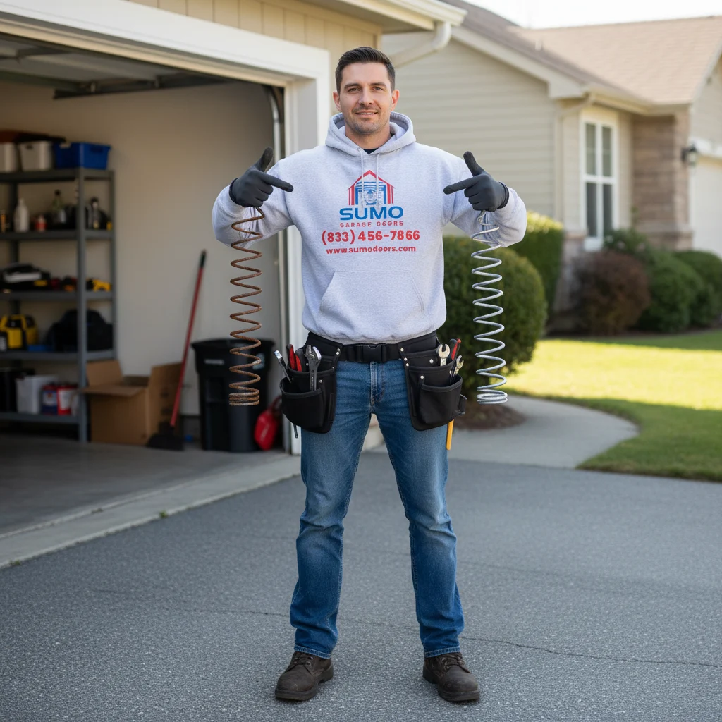 Sumo Garage Doors Spring Repair Long Island6